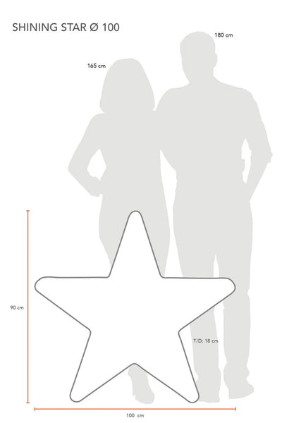 Motivleuchte Shining Star (Stern)