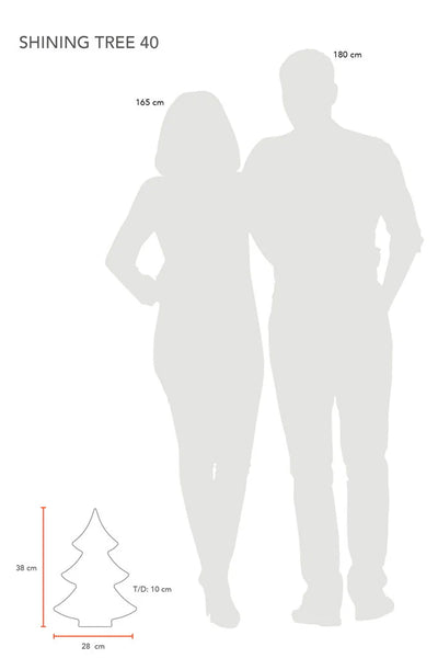 Motivleuchte Shining Tree (Baum) - 2D