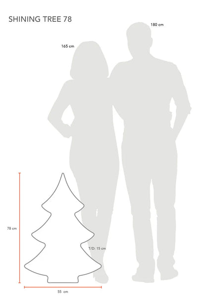 Motivleuchte Shining Tree (Baum) - 2D