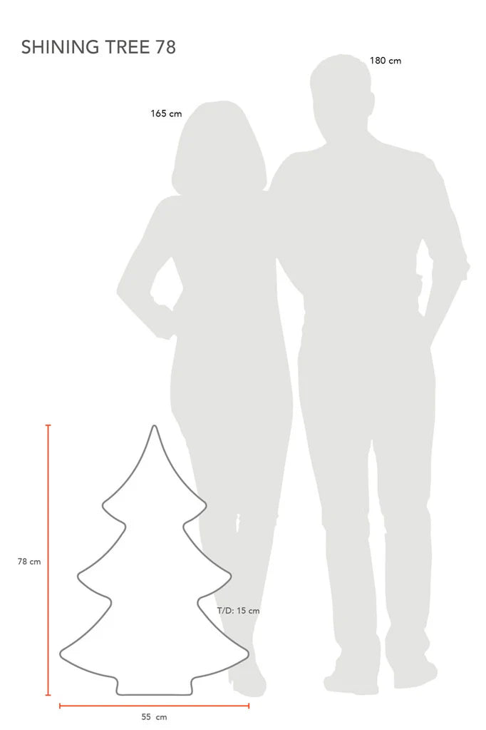 Motivleuchte Shining Tree (Baum) - 2D