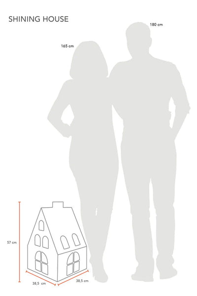 Shining House (Haus) (H 57 cm/B 38,5 cm)