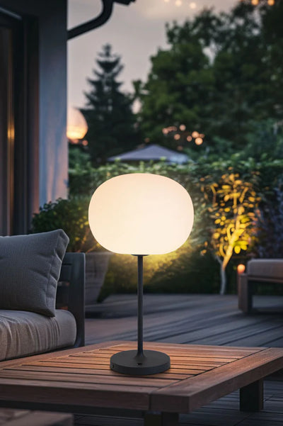 LED Tischlampe Glowing Elegance - 42 cm - dimmbar und mit Akku - innen & außen von 8 seasions Design