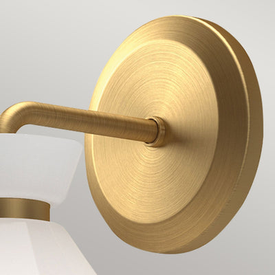 Halston 1 lt Wandleuchte - Gold gebürstet (Neuheit)