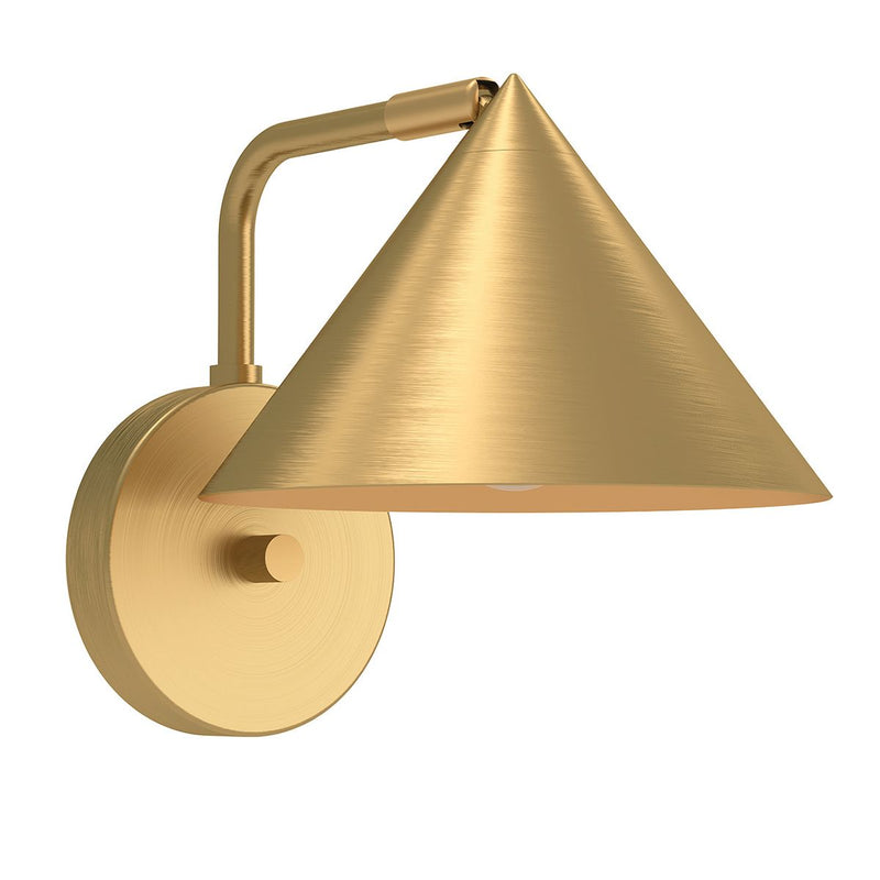 Remyck 1 Wandleuchte - Gold gebürstet und Mattschwarz (Neuheit)