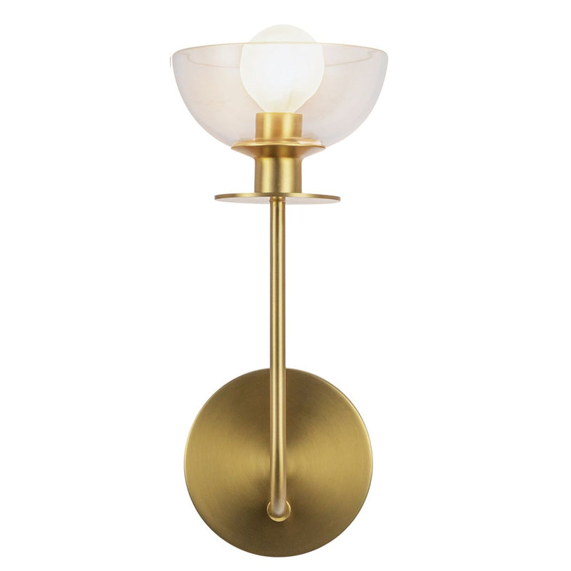 Sylvia 1 lt Wandleuchte - Gold gebürstet (Neuheit)