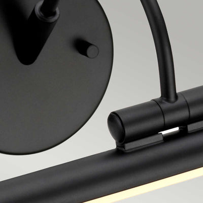 Alton 1 Light Große LED Bilderleuchte (L) - Schwarz