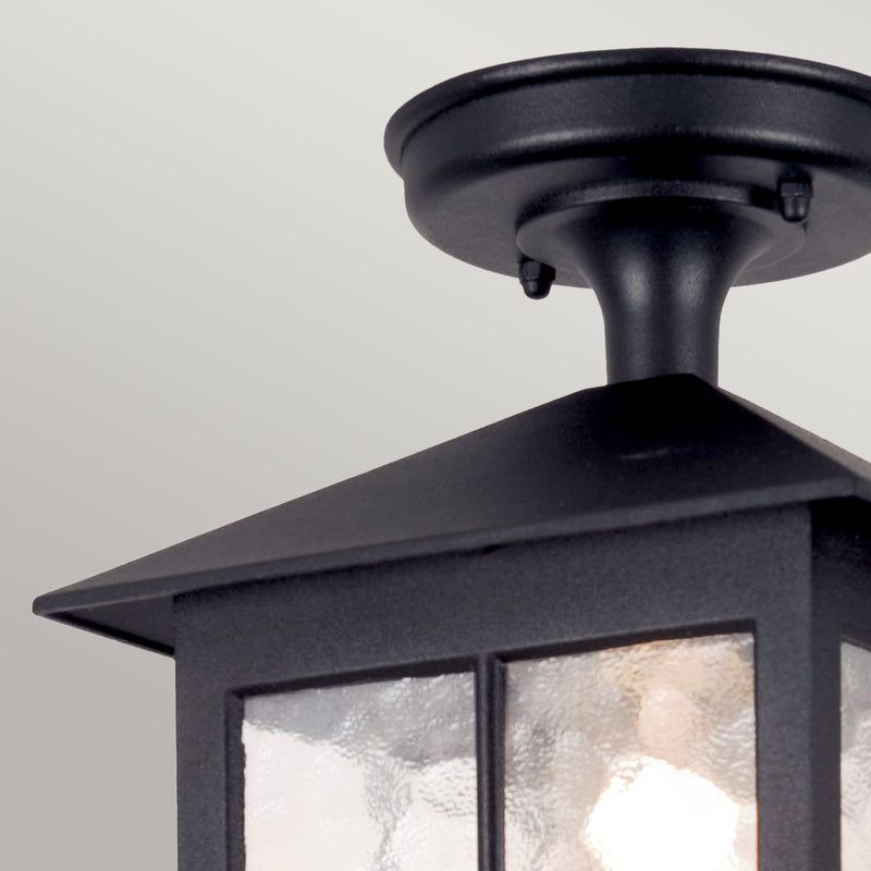Winchester 1 Light Veranda Laterne - Schwarz - Clicklights Shop