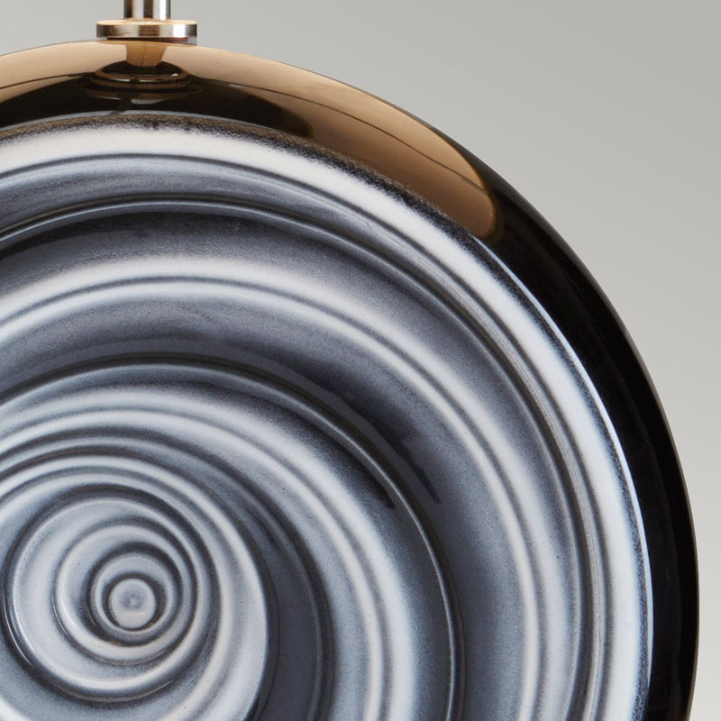 Schwarze Swirl 1 Leuchttischleuchte (Neuheit)