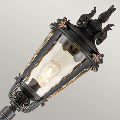 Baltimore 1 Licht großer Laternenpfahl - verwitterte Bronze - Clicklights Shop