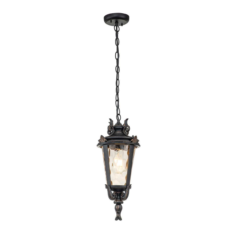 Baltimore 1 Light Medium Kette Laterne - Verwitterte Bronze - Clicklights Shop