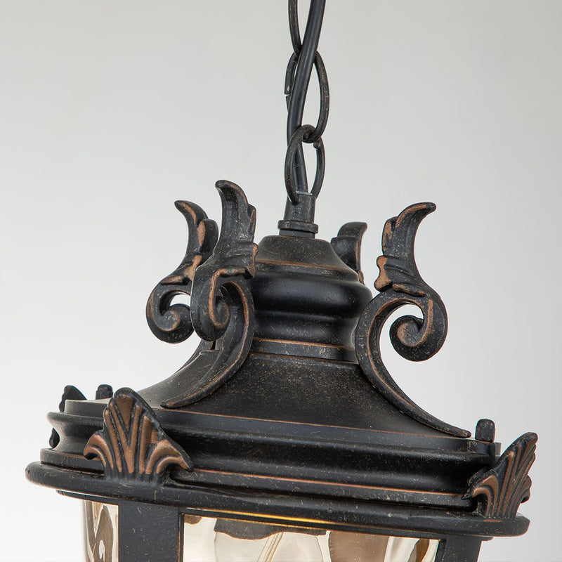 Baltimore 1 Light Medium Kette Laterne - Verwitterte Bronze - Clicklights Shop
