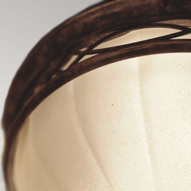 Salon 3 Light Flush - Nussbaum - Clicklights Shop
