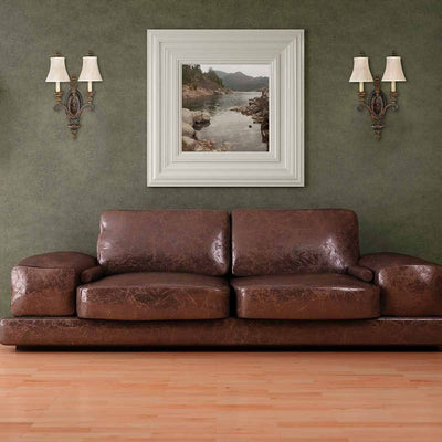Drawing Room 2 Light Wandleuchte - Nussbaum - Clicklights Shop