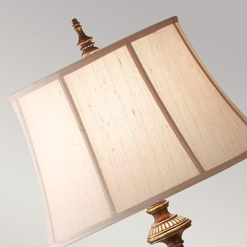 Gibson 1 Light Stehleuchte - Cambridge Crackle mit Desert Shade - Clicklights Shop