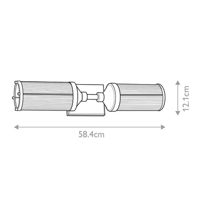 Paulson 2 Light Bar Leuchte - Chrom - Clicklights Shop