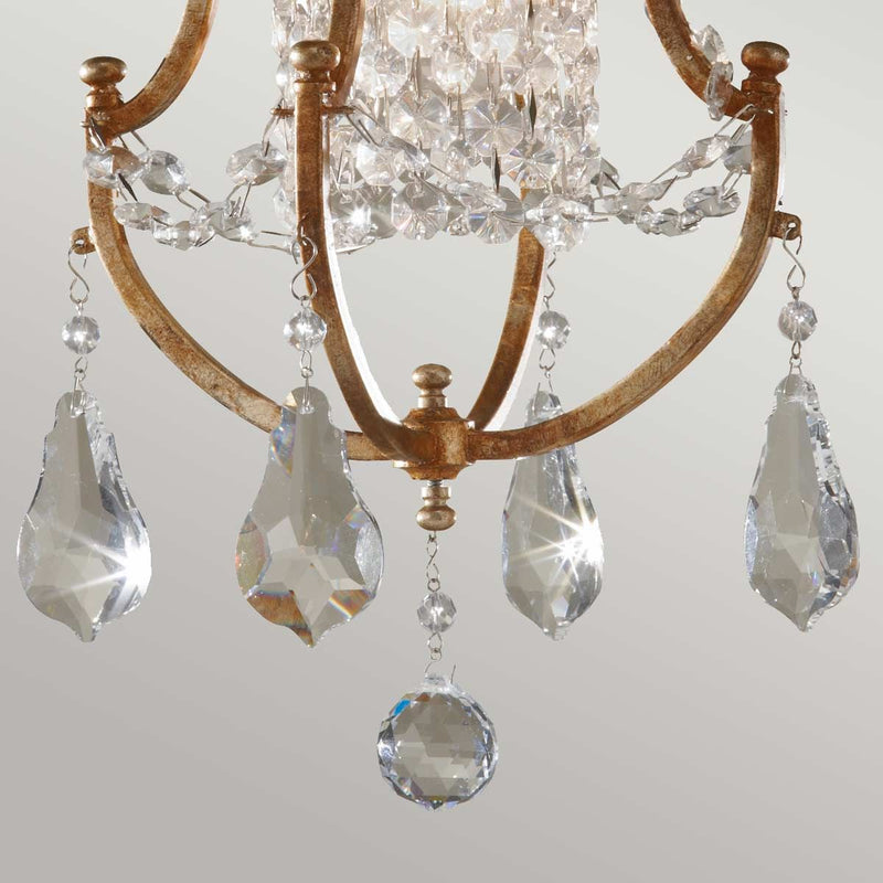Valentina 1 Light Mini Pendelleuchte - Oxidierte Bronze - Clicklights Shop