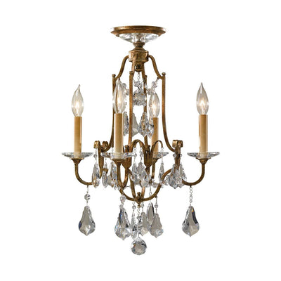 Valentina 4 Light Kronleuchter - Bronze oxidiert - Clicklights Shop