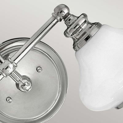 Ainsley 2 Light Wandleuchte - Chrom poliert - Clicklights Shop