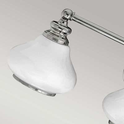 Ainsley 3 Light Wandleuchte - Chrom poliert - Clicklights Shop