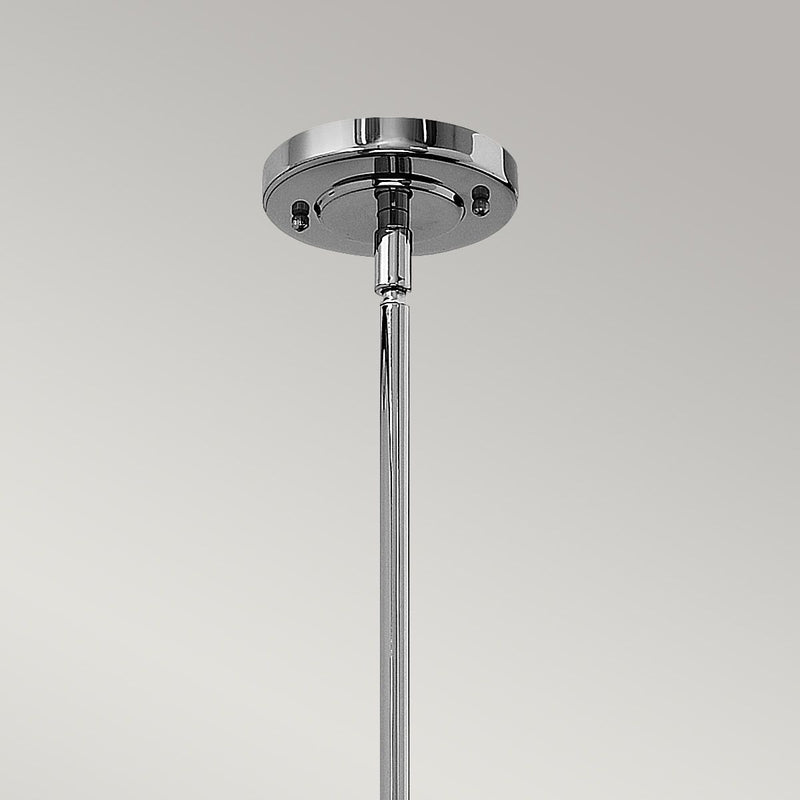 Amelia 1 Light Medium Pendelleuchte - Nickel poliert