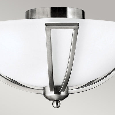 Bolla 2 Light Flush - Nickel gebürstet - Clicklights Shop