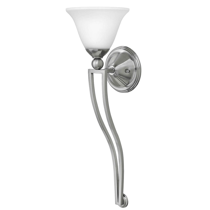 Bolla 1 Light Wandfackel - Nickel gebürstet - Clicklights Shop