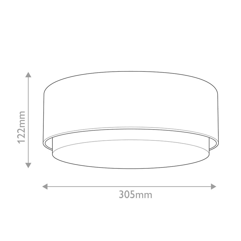 Cedric Flush Small Mount – Lackierte Messing