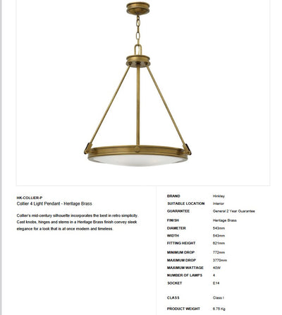 Collier 4 Lichtanhänger - Stilflügel - Clicklights Shop