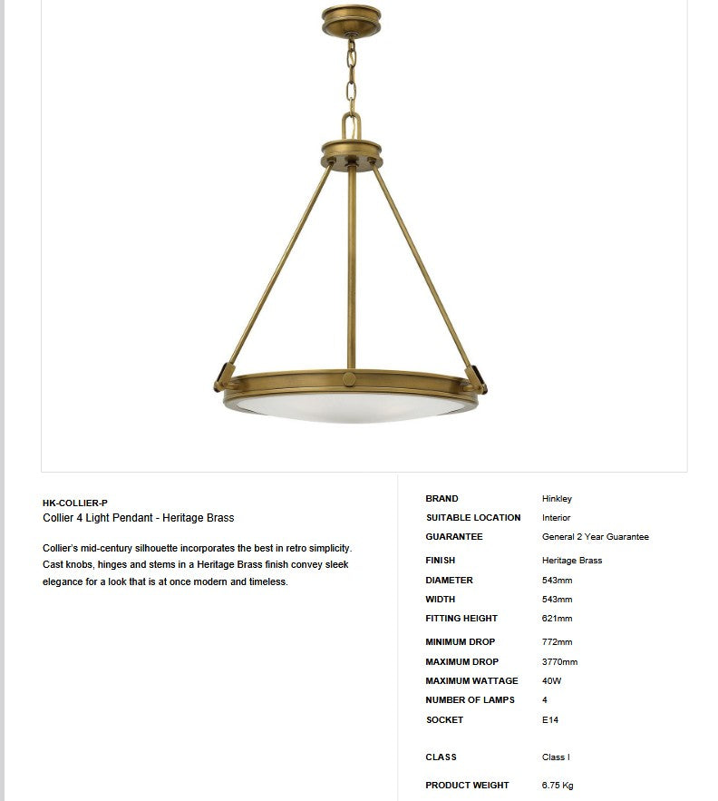 Collier 4 Lichtanhänger - Stilflügel - Clicklights Shop
