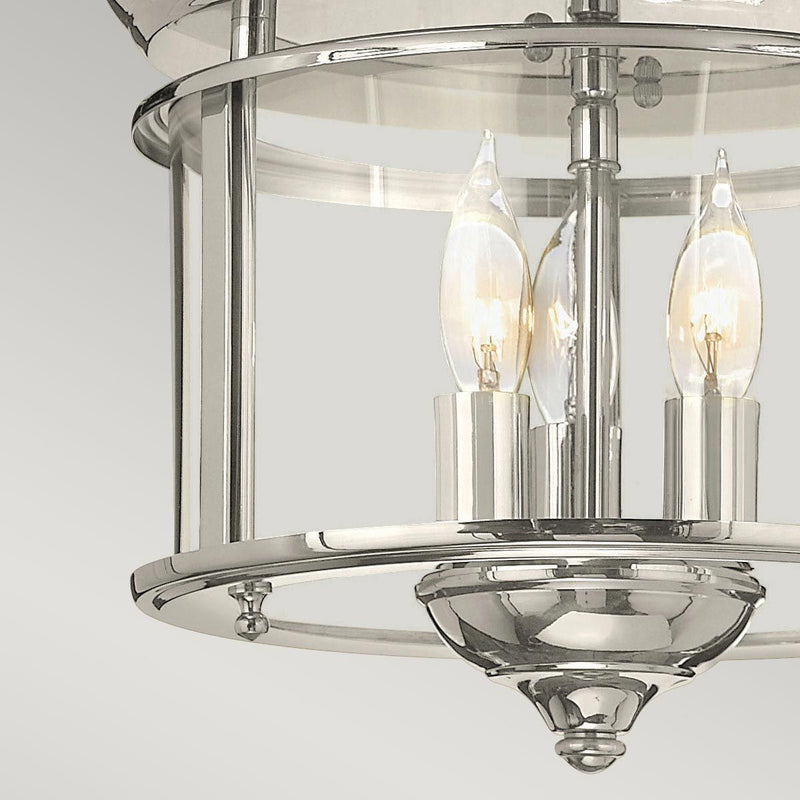 Gentry 3 Light Flush - Messing poliert - Clicklights Shop