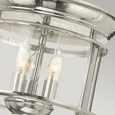 Gentry 3 Light Flush - Messing poliert - Clicklights Shop