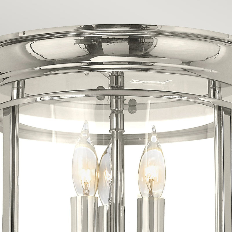 Gentry 3 Light Flush - Messing poliert - Clicklights Shop