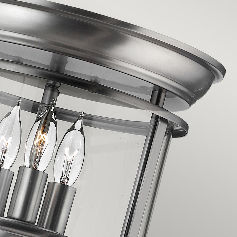 Gentry 3 Light Flush - Messing poliert - Clicklights Shop