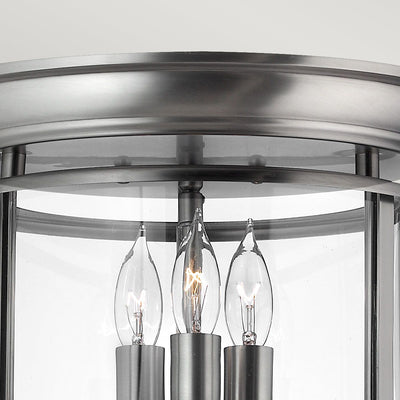 Gentry 3 Light Flush - Messing poliert - Clicklights Shop