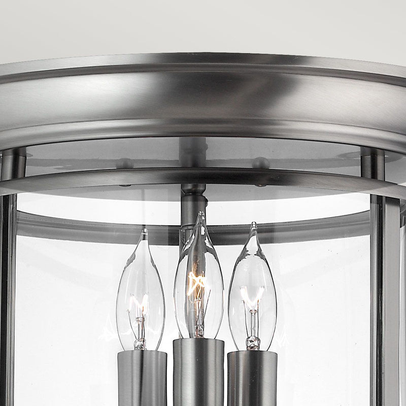 Gentry 3 Light Flush - Messing poliert - Clicklights Shop