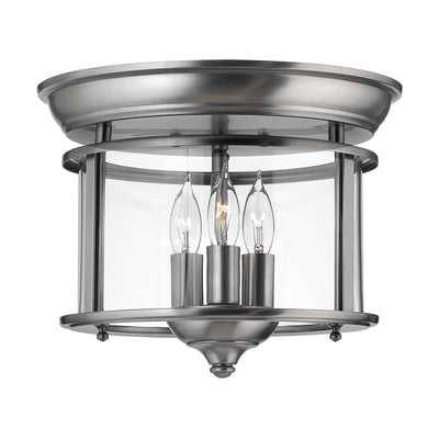 Gentry 3 Light Flush - Messing poliert - Clicklights Shop