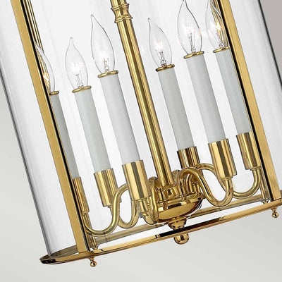 Gentry 6 Light Große Pendelleuchte - Zinn - Clicklights Shop