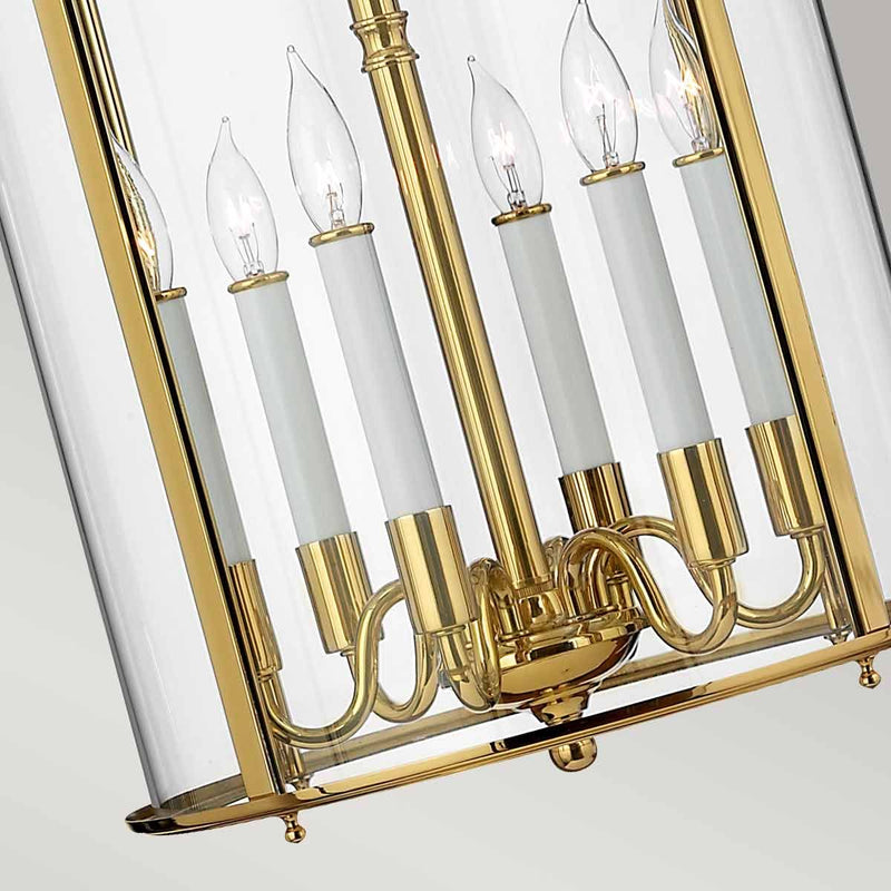 Gentry 6 Light Große Pendelleuchte - Zinn - Clicklights Shop