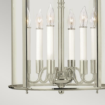 Gentry 6 Light Große Pendelleuchte - Zinn - Clicklights Shop