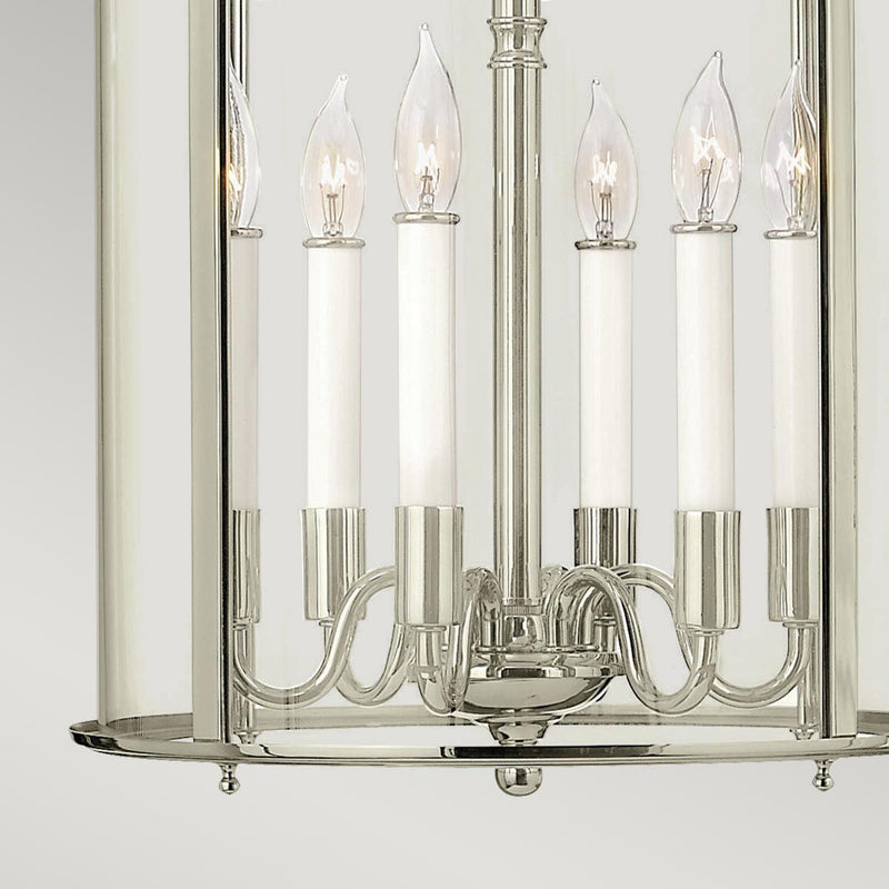 Gentry 6 Light Große Pendelleuchte - Zinn - Clicklights Shop