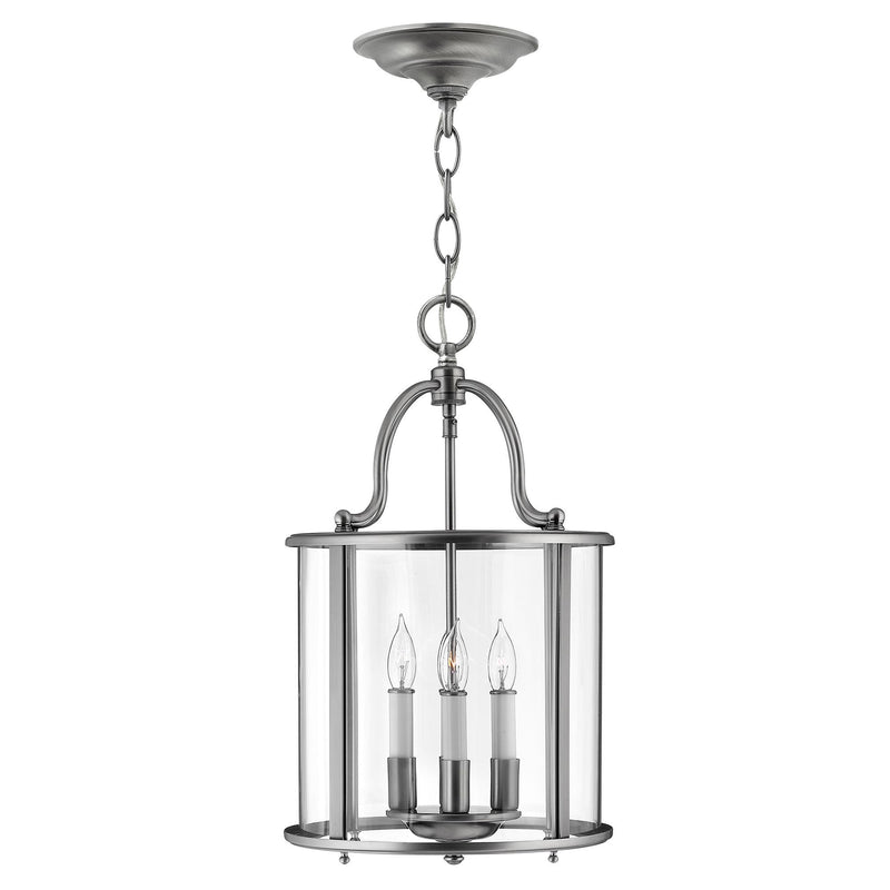 Gentry 4 Light Medium Pendelleuchte - Messing poliert - Clicklights Shop