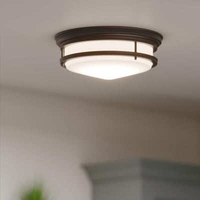 Hadley 3 Light Flush - Ölgeriebene Bronze - Clicklights Shop