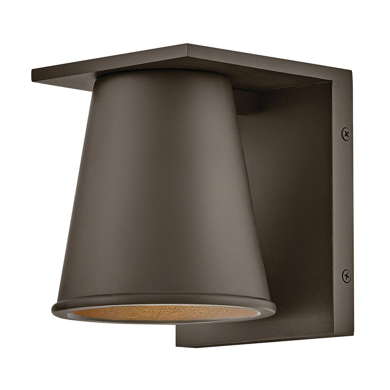 Hans Coastal Kleine Wandlaterne - Architektonische Bronze (Neuheit)