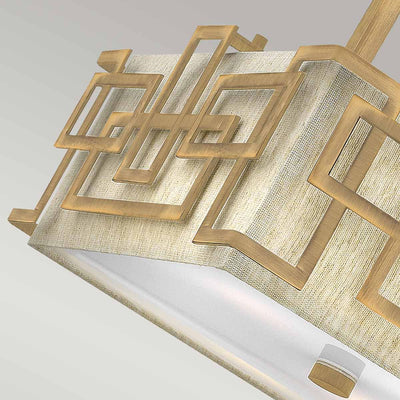 Lanza 3 Light Semi-Flush - Bronze gebürstet - Clicklights Shop