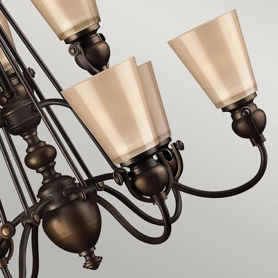 Mayflower 9 Light Kronleuchter - Olde Bronze