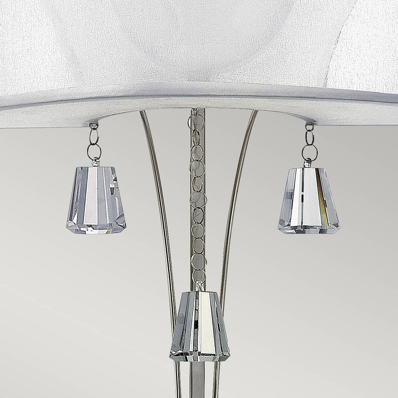 Mime 2 Licht Wandleuchte - gebürstetes Nickel