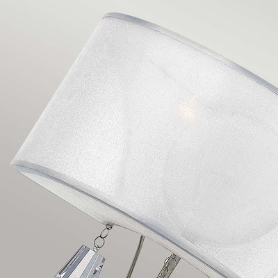 Mime 2 Licht Wandleuchte - gebürstetes Nickel