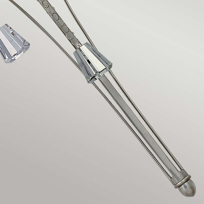 Mime 2 Licht Wandleuchte - gebürstetes Nickel