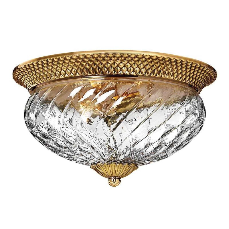 Plantation 2 Light klein Flush - poliertes antikes Nickel
