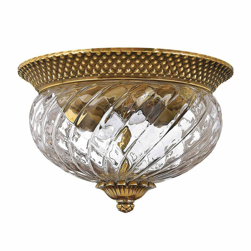 Plantation 2 Light klein Flush - poliertes antikes Nickel